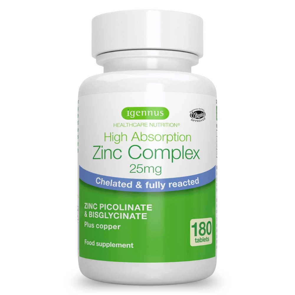 Clean Zinc Picolinate & Bisglycinate 25mg