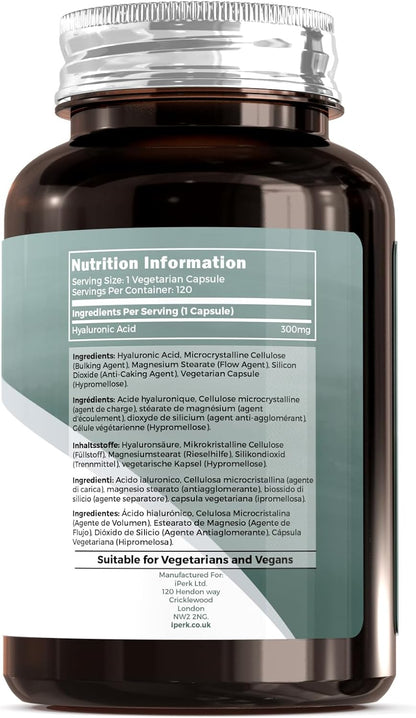 Hyaluronic Acid 300mg Capsules