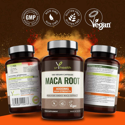 Maca Root 4000mg Capsules