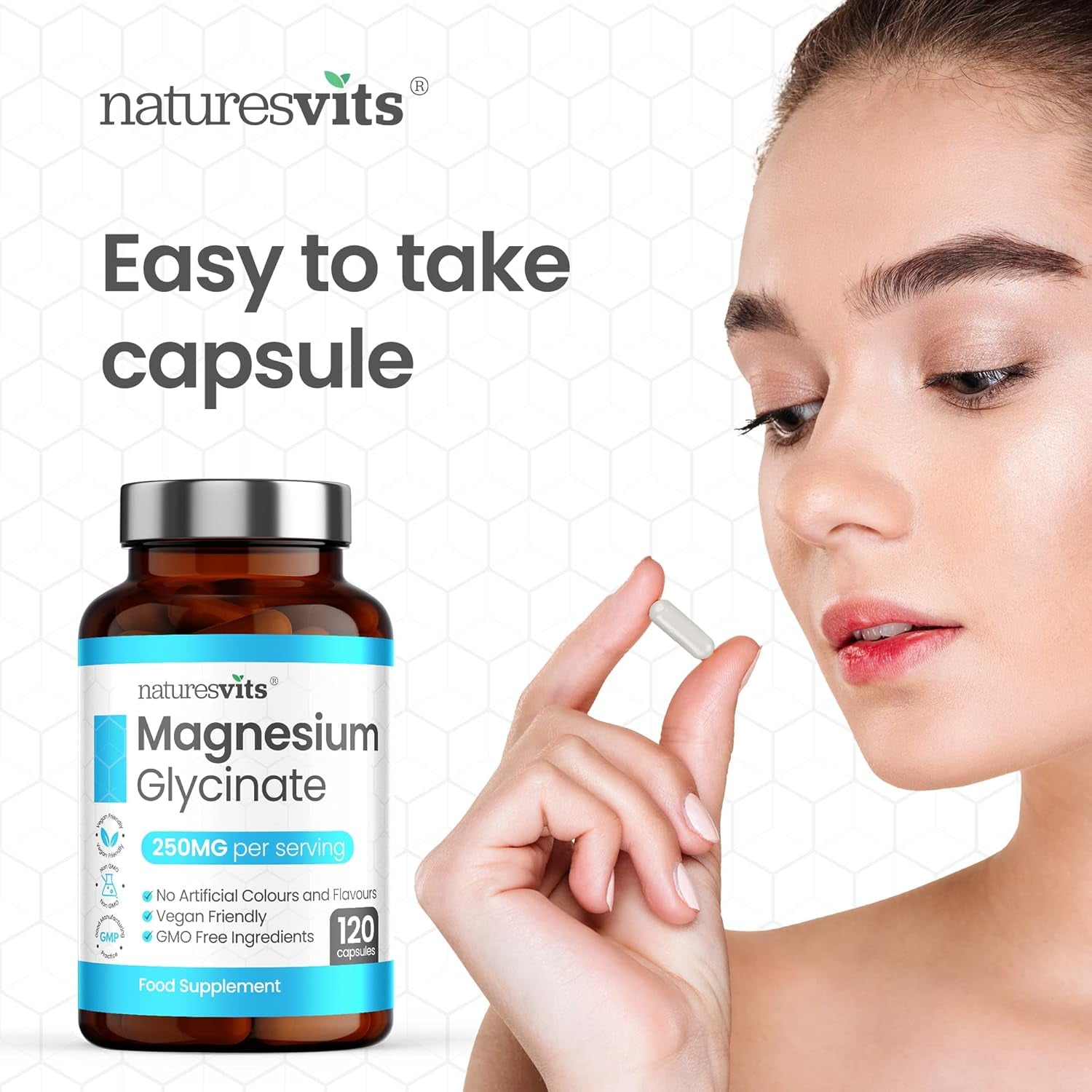 Magnesium Glycinate 250mg – 120 Capsules