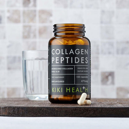 Bovine Collagen Peptides Capsules | 100% Hydrolyzed Supplement for Healthy Skin, Nails, Hair, Bones & Joints | Pure Unflavored Paleo & Keto-Friendly Supplements – 150 Vegicaps