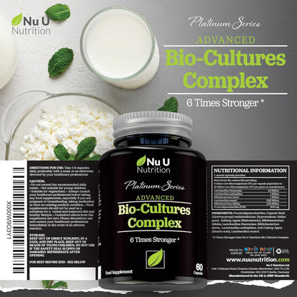 Bio Cultures Probiotics 60B CFU – 60 Capsules