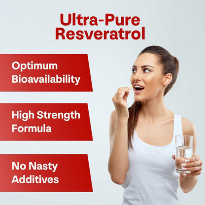 Trans Resveratrol 1000mg – 60 Capsules