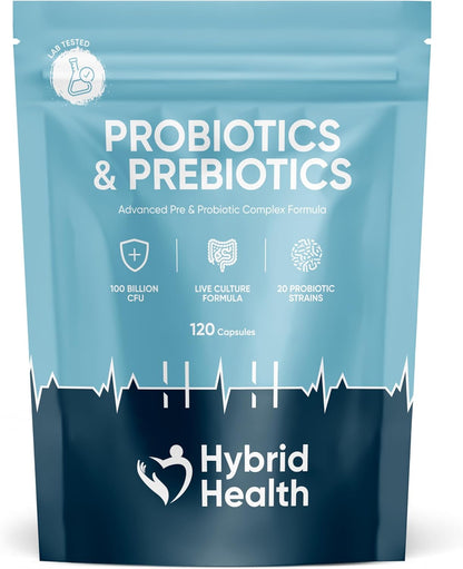 Probiotics + Prebiotics 100 Billion CFU