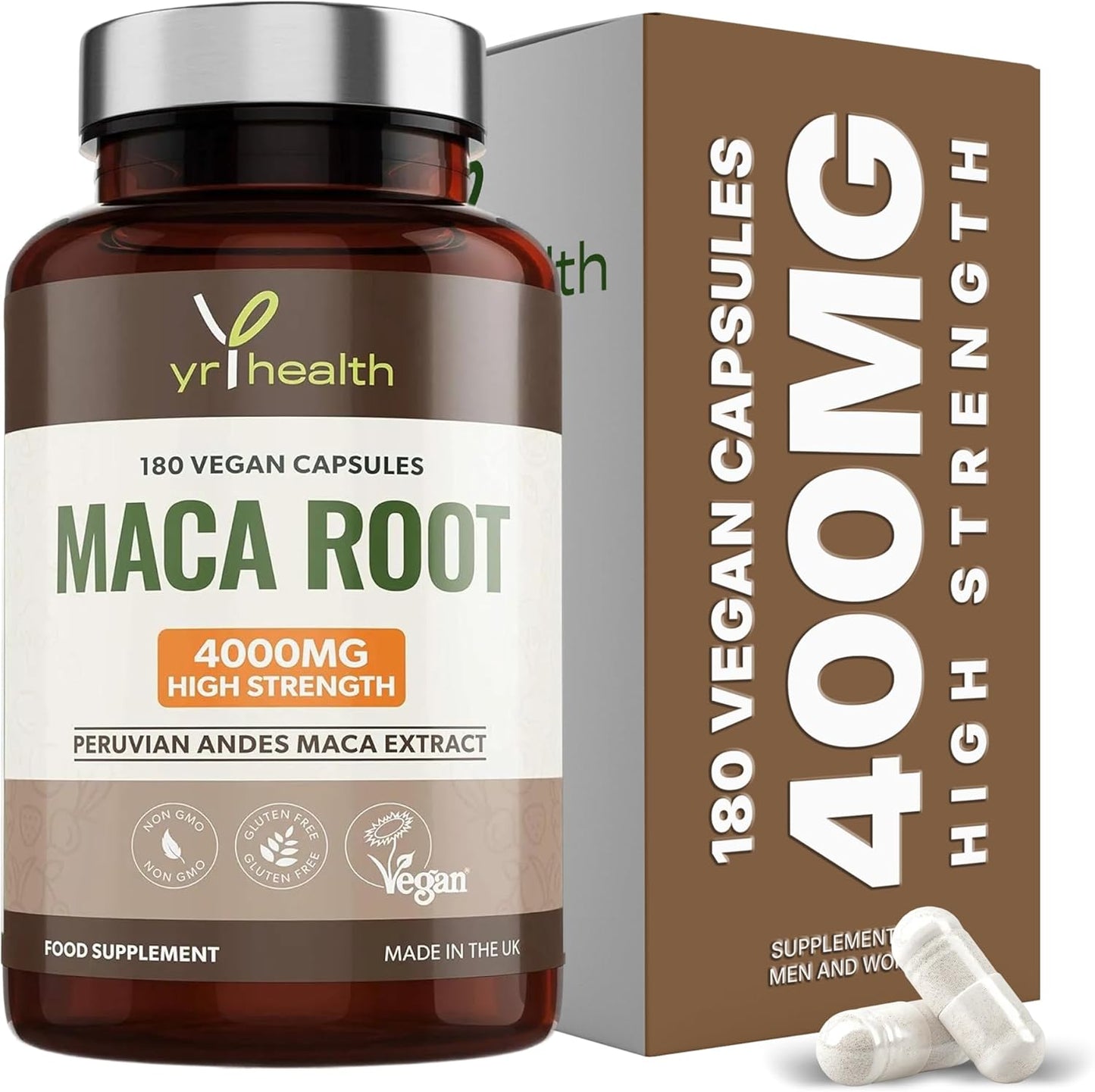Maca Root 4000mg Capsules