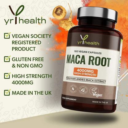 Maca Root 4000mg Capsules