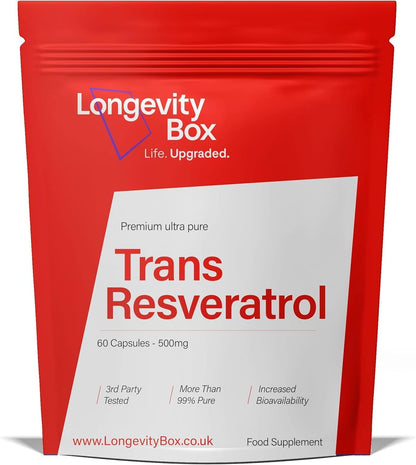 Trans Resveratrol 1000mg – 60 Capsules