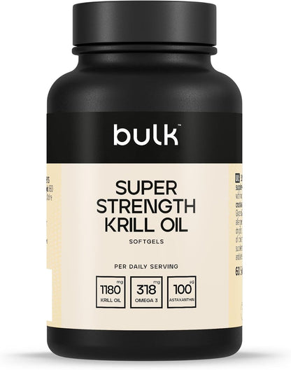 Super Strength Krill Oil Softgels, 590 Mg, Pack of 180