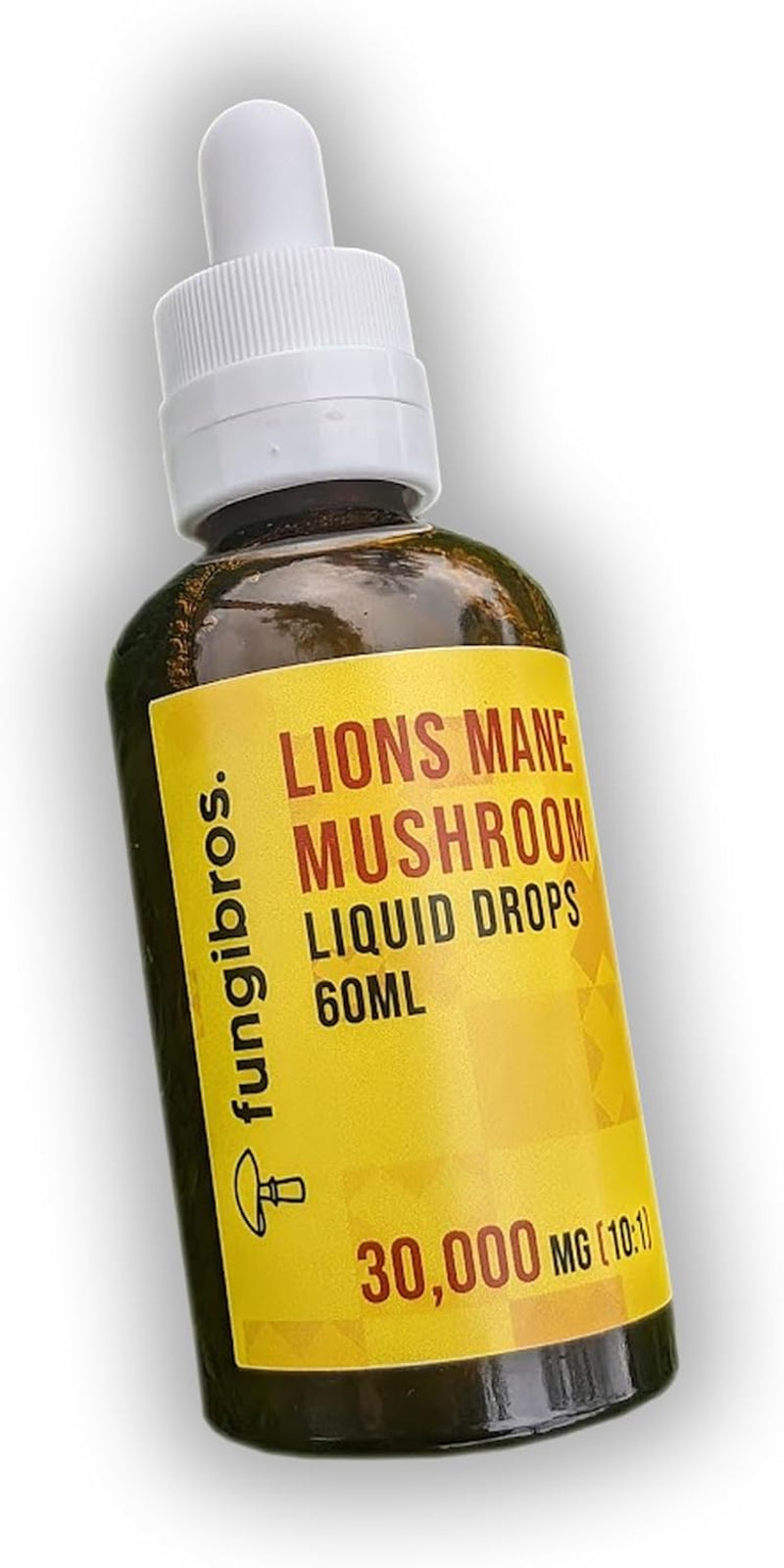 Lion’S Mane Liquid Drops 10:1 High Strength Extract – 30,000Mg Equivalent, 60Ml (2-Month Supply) – Fruiting Body Only – Vegan – Not Capsules or Powder