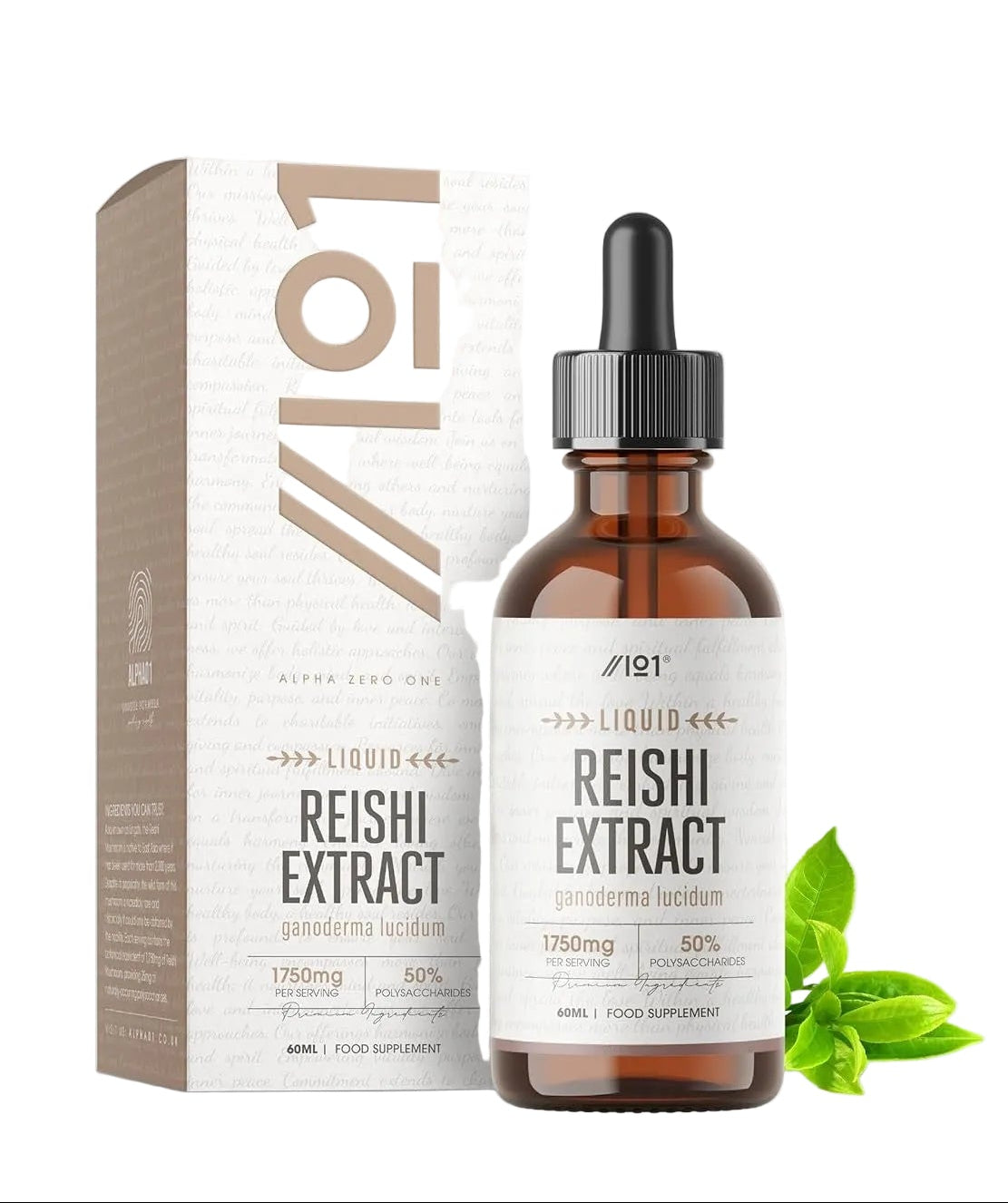 Reishi Mushroom Drops - High Strength 50% Polysaccharide