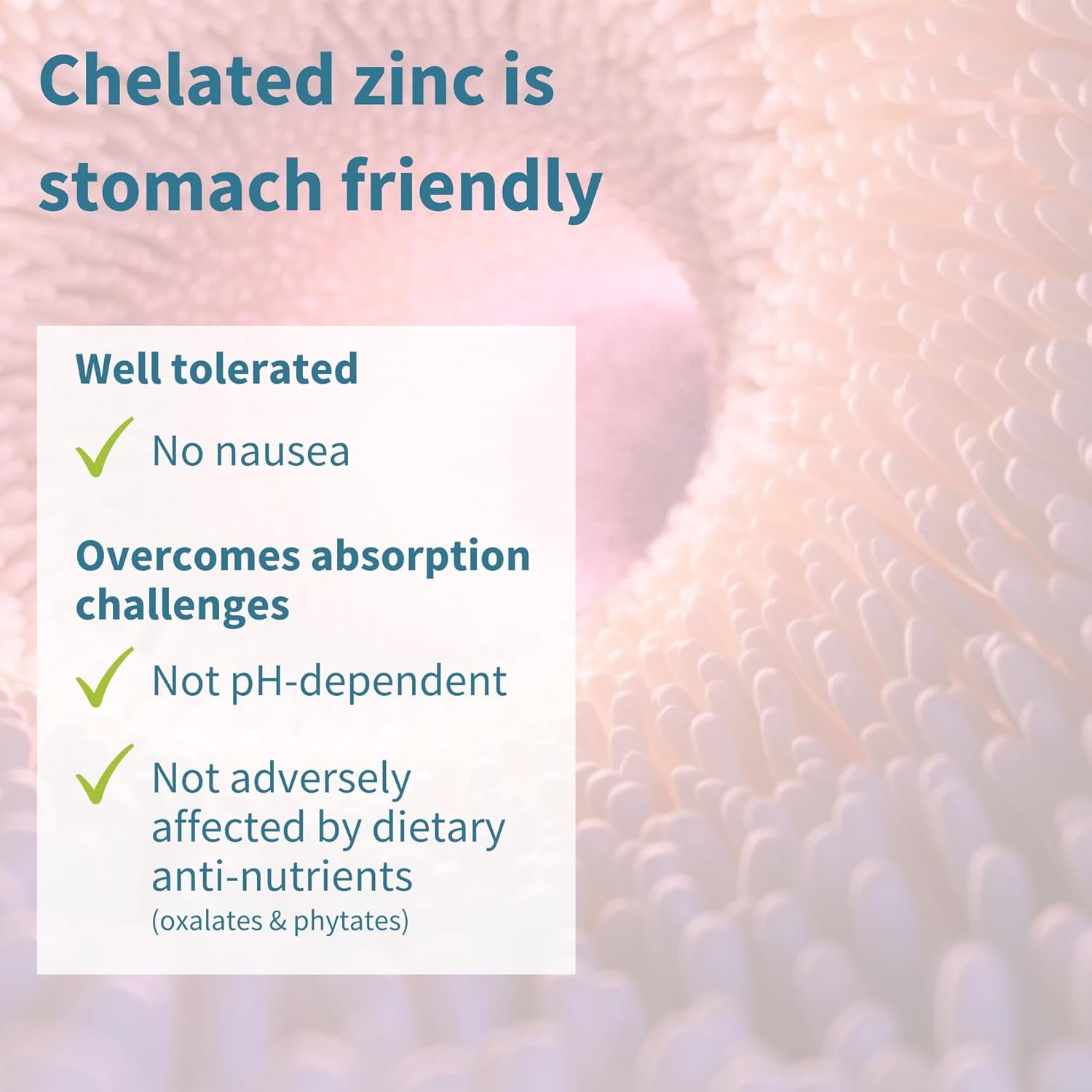 Chelated Zinc Complex Tablets