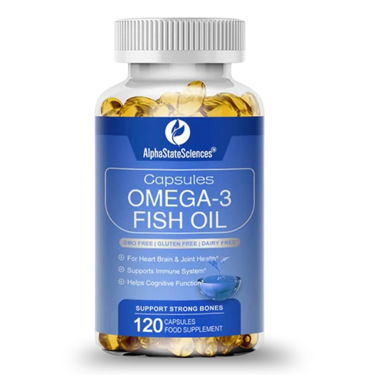 New Premium Omega 3 Fish Oil Max Strength 3600Mg