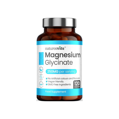 Magnesium Glycinate 250mg – 120 Capsules