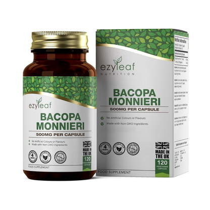 Ezyleaf Bacopa Monnieri 500mg – 120 Capsules