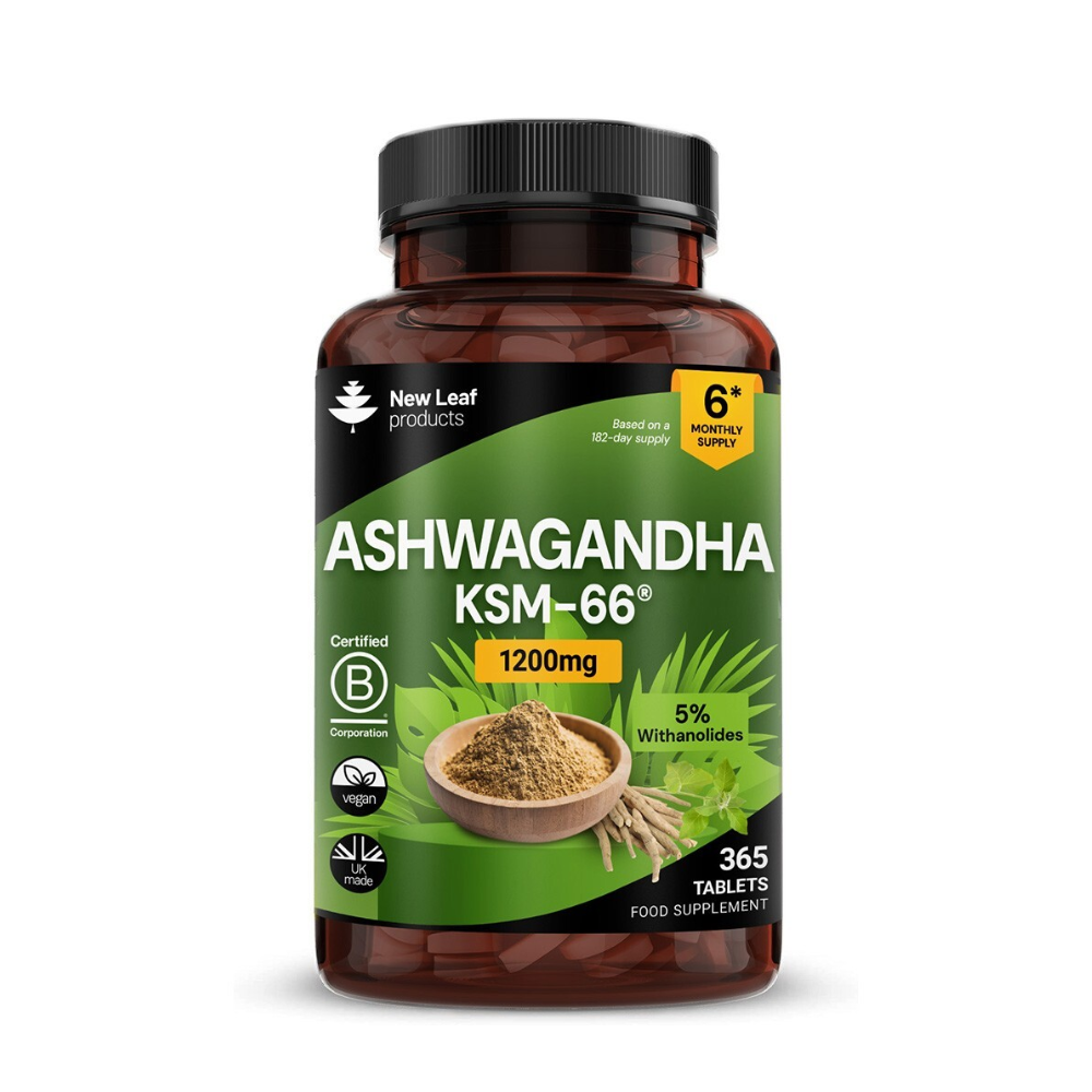 Ashwagandha KSM-66 1200mg Vegan Tablets