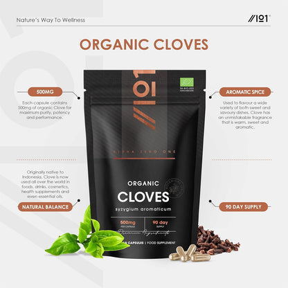 Organic Clove 500mg Capsules