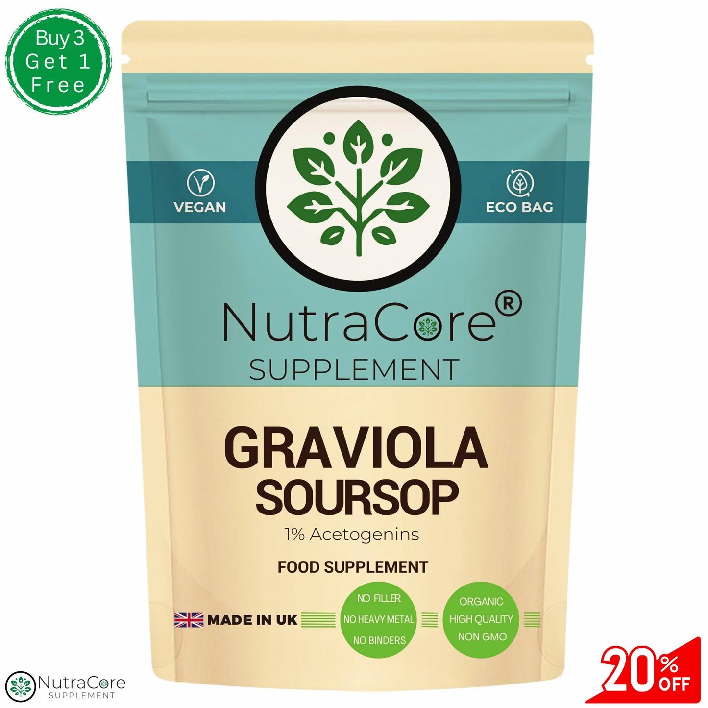 Graviola Soursop 6000mg Capsules