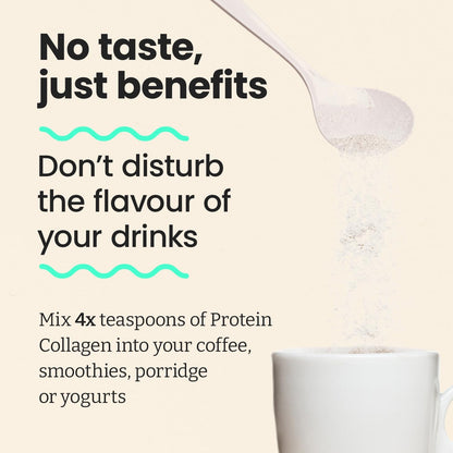 | Tasteless Collagen for Women | Grass Fed & Hydrolysed | Low Calorie | Premium Type 1 & 3 Bovine Collagen Peptides | Halal | anti Ageing | Hair, Skin & Muscles | 300G | 30 Servings