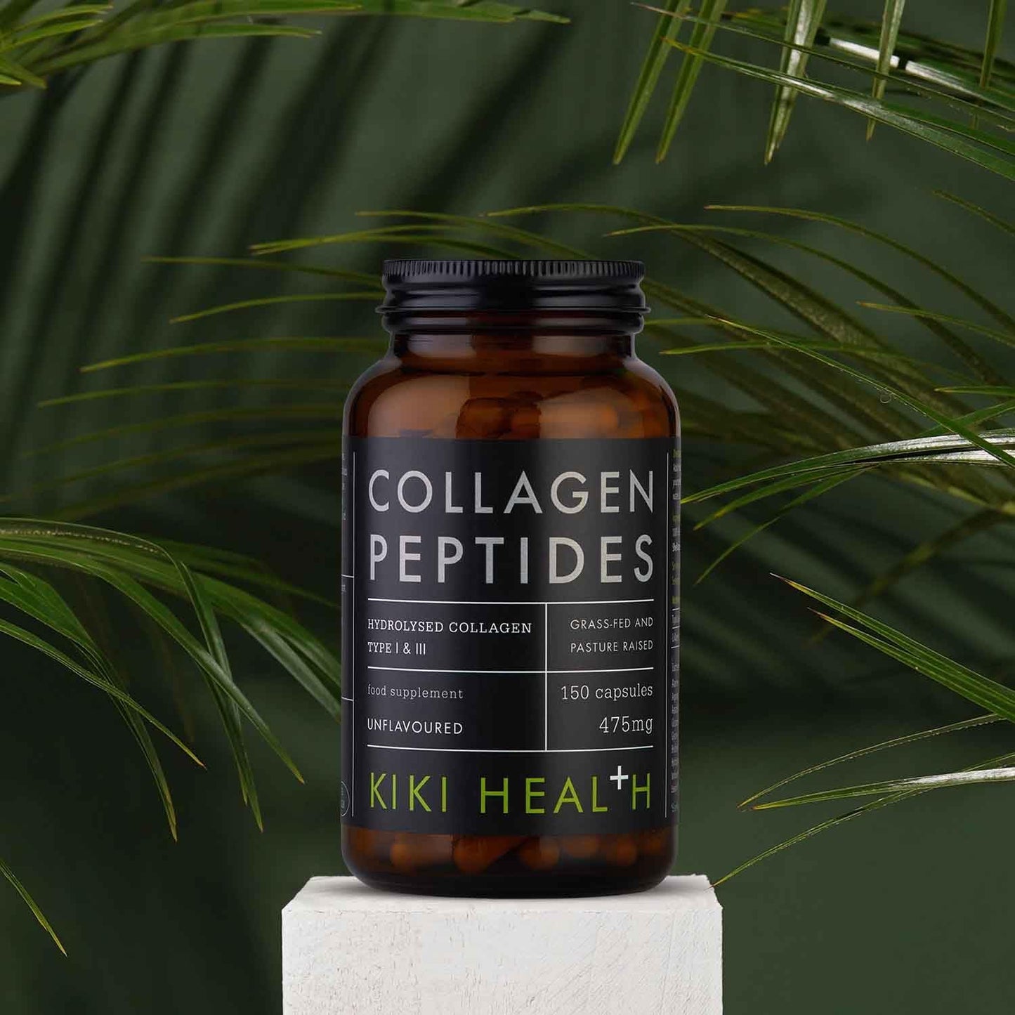 Bovine Collagen Peptides Capsules | 100% Hydrolyzed Supplement for Healthy Skin, Nails, Hair, Bones & Joints | Pure Unflavored Paleo & Keto-Friendly Supplements – 150 Vegicaps