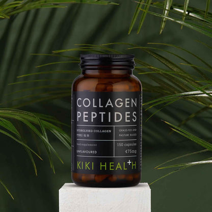 Bovine Collagen Peptides Capsules | 100% Hydrolyzed Supplement for Healthy Skin, Nails, Hair, Bones & Joints | Pure Unflavored Paleo & Keto-Friendly Supplements – 150 Vegicaps