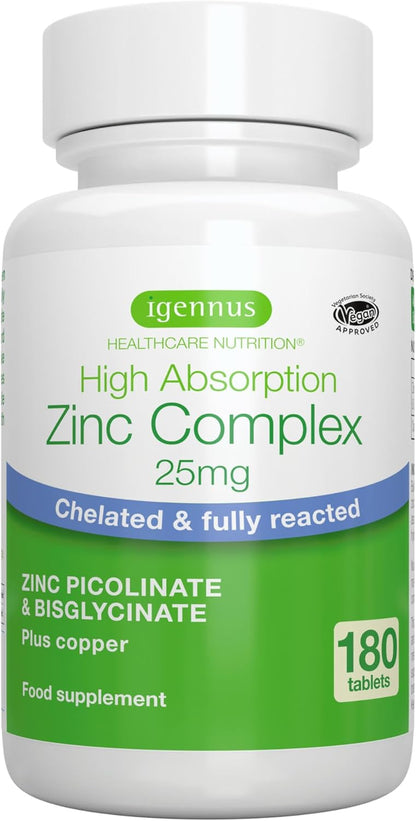 Chelated Zinc Complex Tablets
