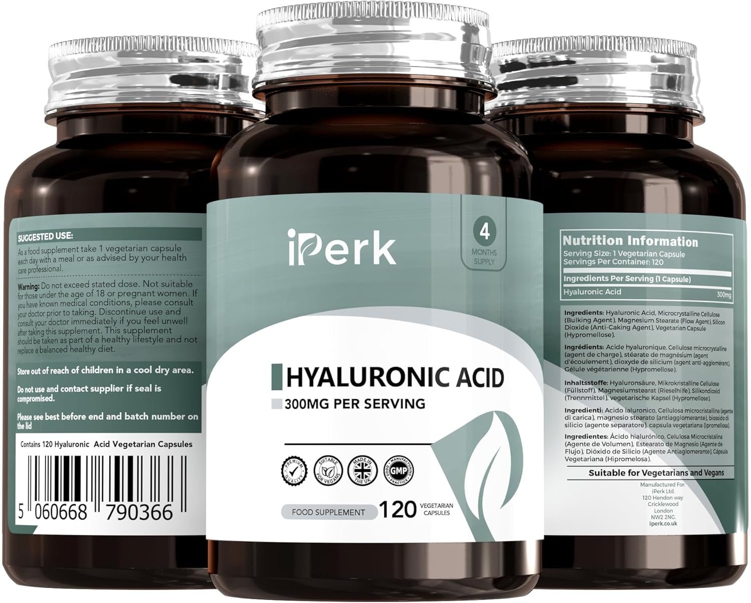 Hyaluronic Acid 300mg Capsules
