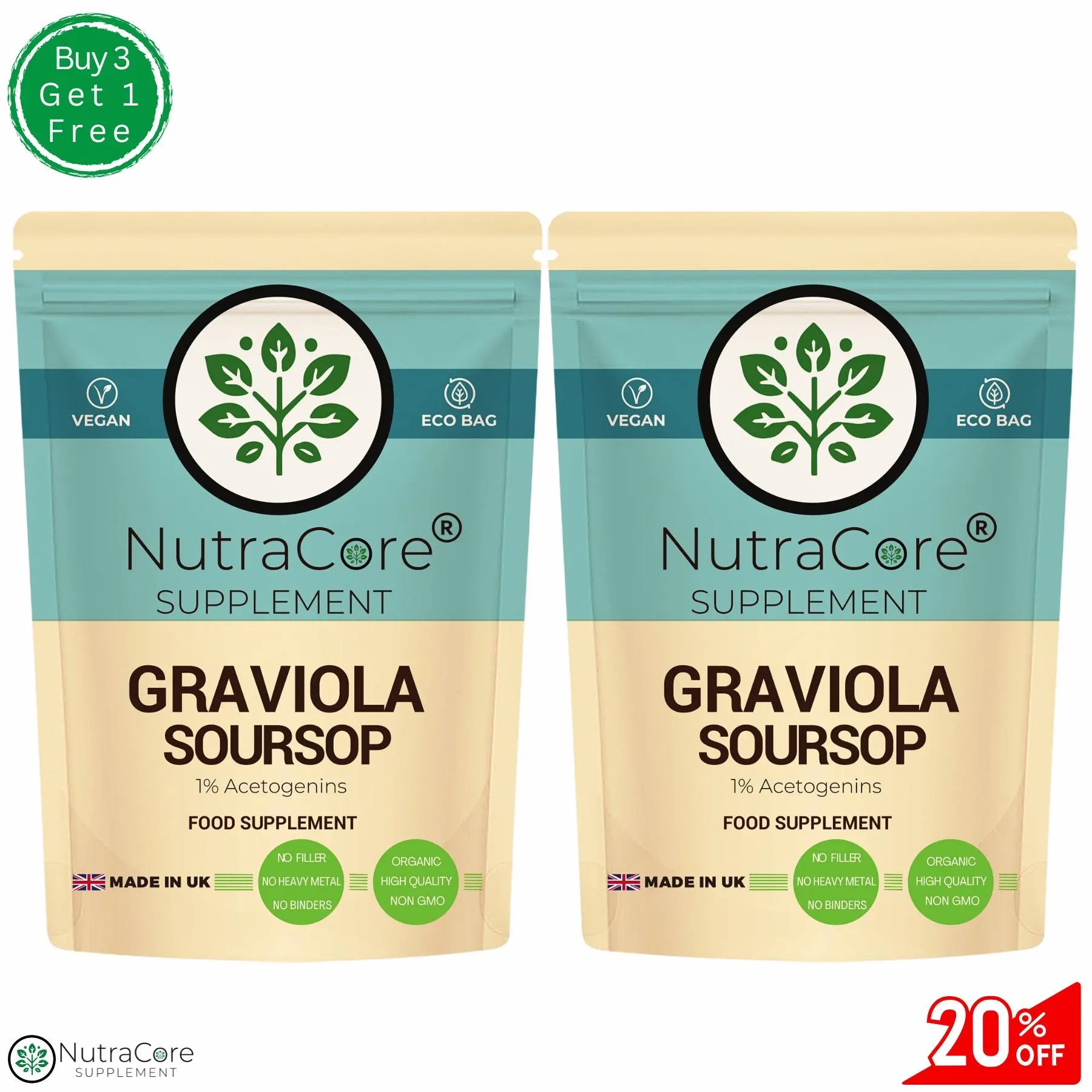 Graviola Soursop 6000mg Capsules