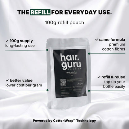 Hair Fibres Refill Pouch | 100g