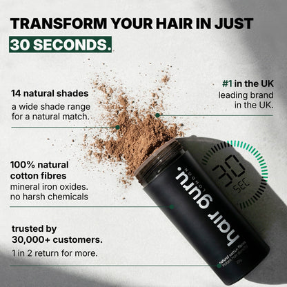 Natural Hair Thickening Fibres