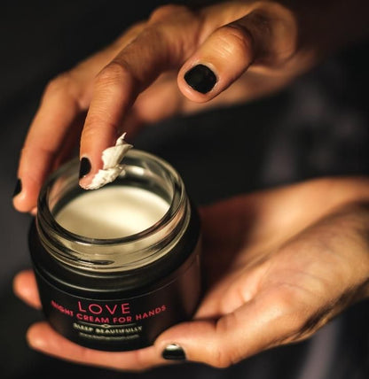 LOVE NIGHT CREAM FOR HANDS & PILLOW MIST COMBO | Rejuvenate with Rose and Frankincense