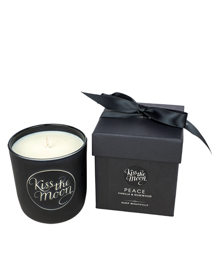 PEACE AROMATHERAPY SOY CANDLE Vanilla & Rosewood